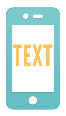 Text on mobile